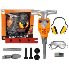 Szerszámkészlet egy kis építő kalapácshoz.