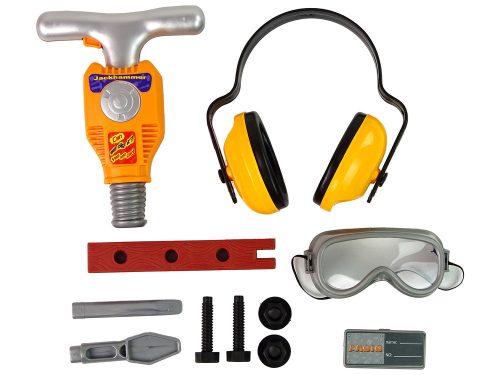 Szerszámkészlet egy kis építő kalapácshoz.