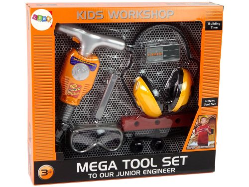 Szerszámkészlet egy kis építő kalapácshoz.