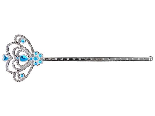 Kis hercegnő kék korona farsangi bál készlete + kiegészítők.