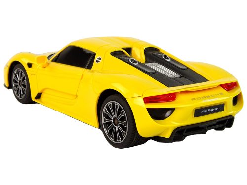 Autó R/C Porsche 918 1:24 Rastar Yellow