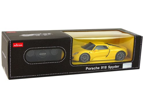 Autó R/C Porsche 918 1:24 Rastar Yellow