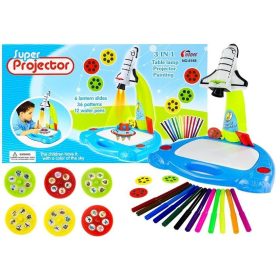  Projektor festmény repülőgép gyerekeknek kreatív készlet lámpás diák 36 mintával