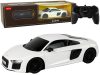 Autó R/C Audi R8 1:24 Rastar White