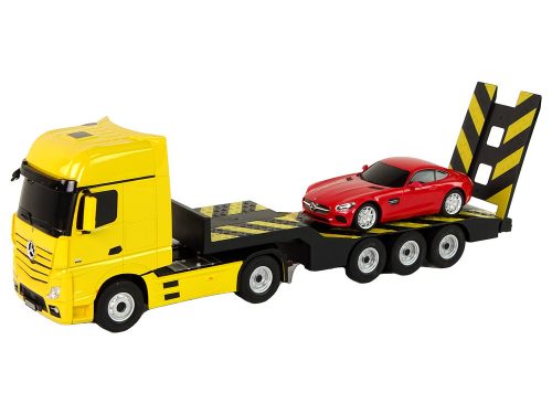 Vontató R/C Mercedes-Benz 1:26 Yellow Red