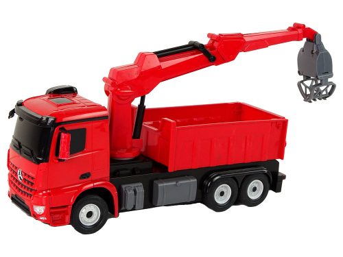 Mercedes Rastar piros markoló teherautó