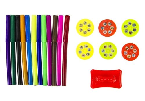 Projektor festmény repülőgép gyerekeknek kreatív készlet lámpás diák 36 mintával