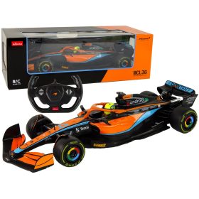 McLaren F1 távirányítós versenyautó Rastar Orange 1:12