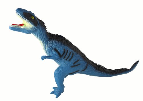 Nagy dinoszaurusz figura Tyrannosaurus hang kék