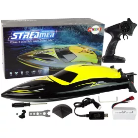 Motorcsónak R/C 2.4G Sárga 35 KM/H