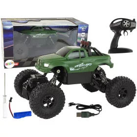 Távirányítós autó 2.4 GHz-es 1:18-as Zöld