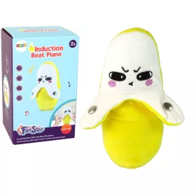 Plüss Banana Interactive Music 22 cm Sárga