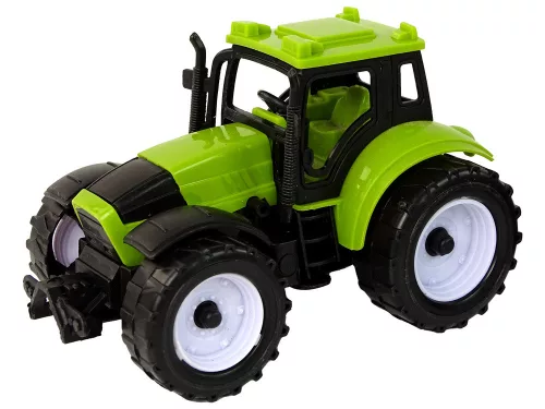 Állítsa be a mezőgazdasági traktorok Farm 4 színes darab