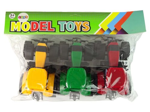 Mezőgazdasági traktorkészlet Farm 3 színes darab