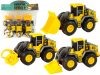 Építőipari járművek készlete 3 sárga modell
