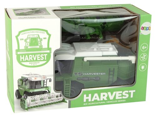 Távirányított mezőgazdasági betakarítógép R/C zölden világít