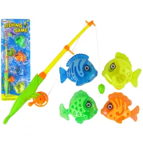 Halfogó arcade játék horgászbot 4 hal