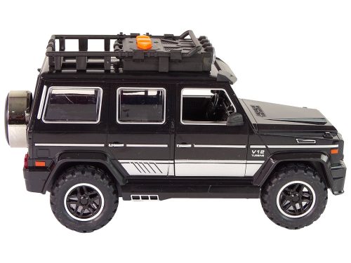 Fekete autó Off Road súrlódású meghajtó hangok