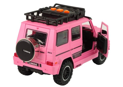 Auto Off-Road Pink V12 turbina