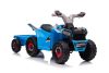 XMX630T kék akkumulátoros quad utánfutóval