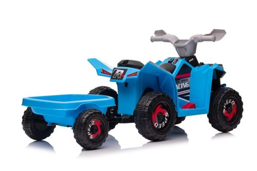 XMX630T kék akkumulátoros quad utánfutóval