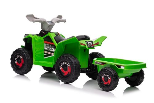 XMX630T zöld akkumulátoros quad utánfutóval