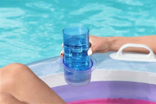 Dupla felfújható úszógyűrű 186 x 116 cm Rainbow Bestway 43648