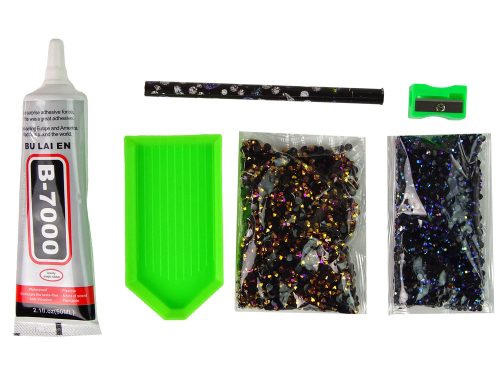 Kreatív Unicorn Kit DIY Diamonds Crystals Barna