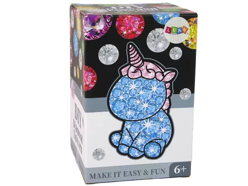 Kreatív Unicorn Kit DIY Diamonds Crystals Barna