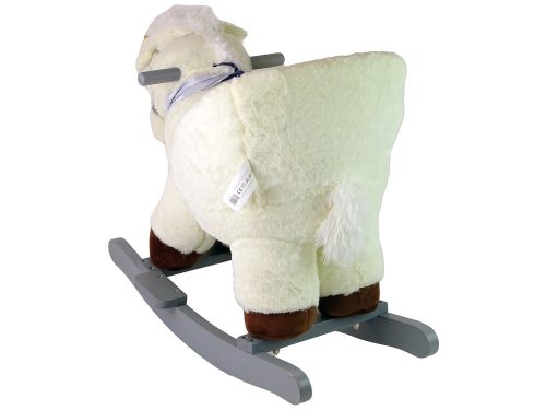 Unikornis hintaló kisgyermekeknek, fehér-bézs színben