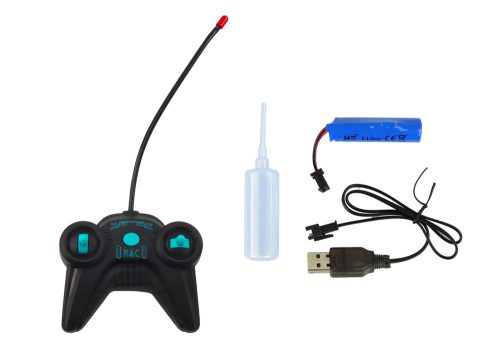 Fekete rendőr távirányítós R/C sportautó