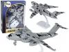 Military Grey Camo UNITED repülőgép Figurine HW-605