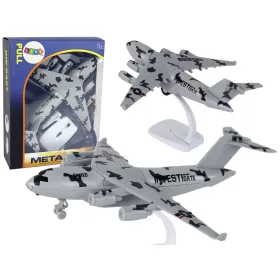 Military Grey Camo UNITED repülőgép Figurine HW-605