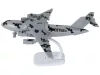 Military Grey Camo UNITED repülőgép Figurine HW-605