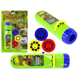 Projektoros zseblámpa dinoszauruszokkal 24 dia