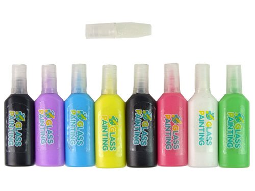 DIY cukorka ablakmatricák 8 színű csillogó