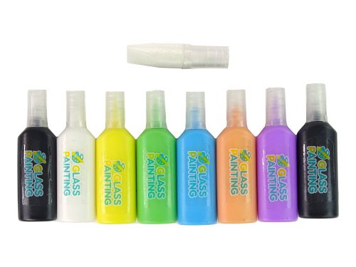 Barkácsolás egyszarvú bútor ablakmatricák 8 színben csillogó