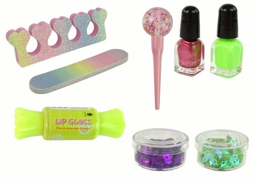 Sminkkészlet Körömdísz cukorka 9db.