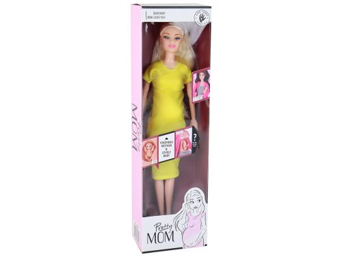 Doll terhes anya baba baba sárga terhesség