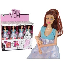 Baba baba terhes kék ruhában