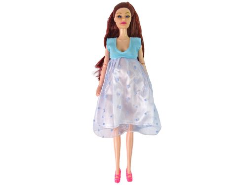 Baba baba terhes kék ruhában