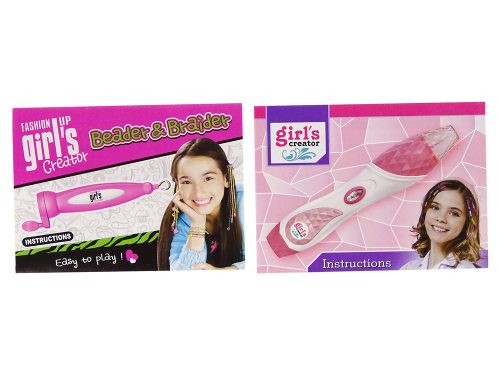 2 az 1-ben hajfonó készlet gyöngyök