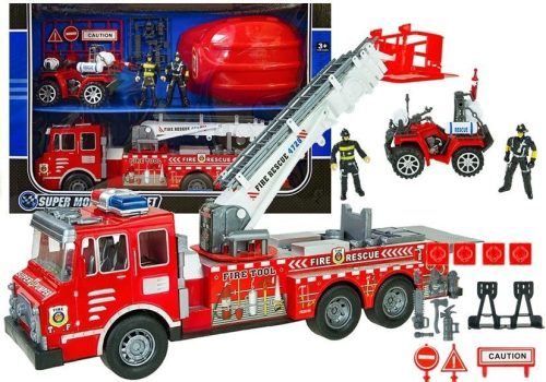 Fire Truck Playset Tűzoltó-mentő brigád készlet
