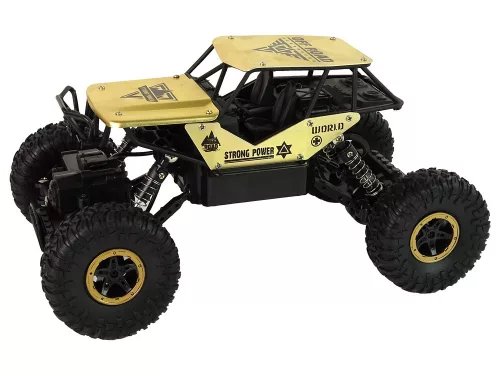 Auto RC High Wheels 1:18 műanyag fekete arany