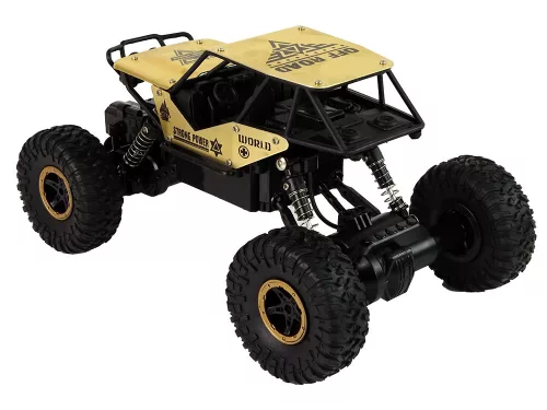 Auto RC High Wheels 1:18 műanyag fekete arany