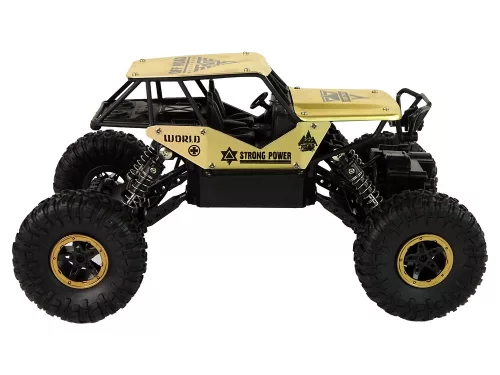 Auto RC High Wheels 1:18 műanyag fekete arany