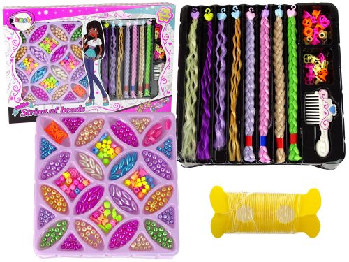 Gyöngykészlet hajra és színes ékszerekre