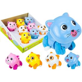   Szép felhúzható kiscicák Óraműve Felhúzható játék Mozgó, futó macska