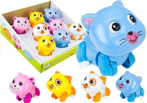 Szép felhúzható kiscicák Óraműve Felhúzható játék Mozgó, futó macska