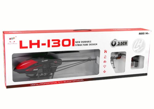 LH-1301 2.4G távirányítású helikopter fekete